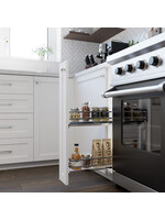 Vibo Galaxy Base Cabinet Pull Out White / Chrome - 450 mm (18 in)