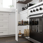 Vibo Galaxy Base Cabinet Pull Out Anthracite Grey - 300 mm (12 in)