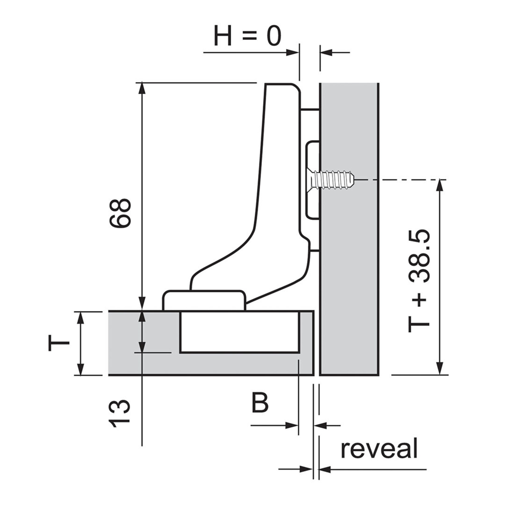 Blum Blum - 110° Hinge - Soft-Close