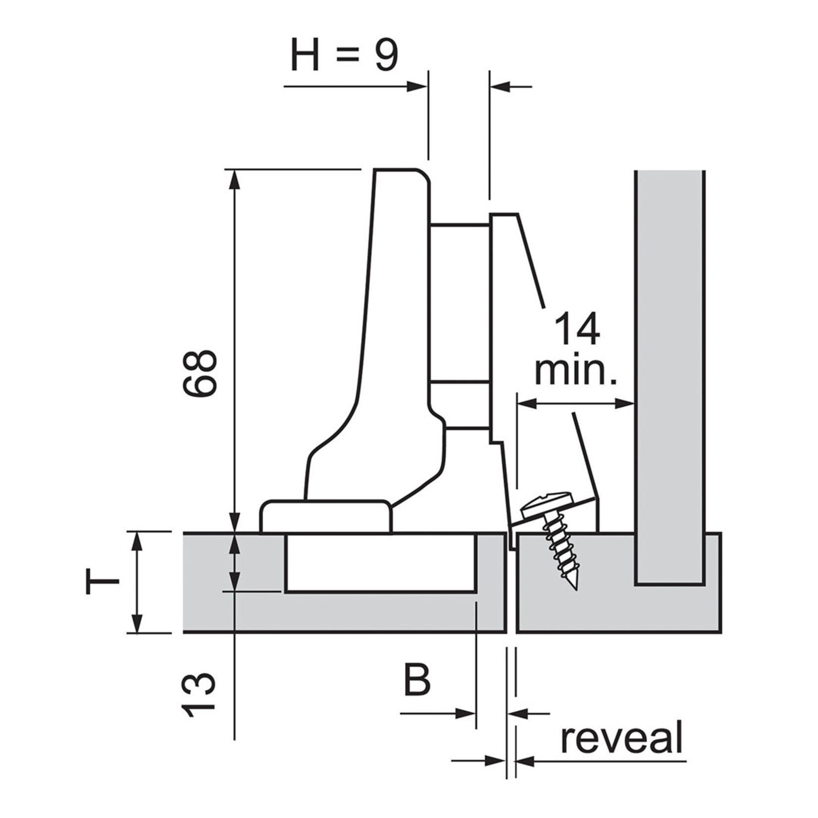 Blum Blum - 110° Hinge - Soft-Close