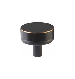 Emtek Select Conical Smooth Cabinet Knob Oil-Rubbed Bronze - 1 1/4 in