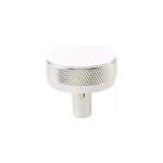 Emtek Select Conical Knurled Cabinet Knob Polished Nickel - 1 1/4 in