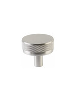 Emtek Select Conical Knurled Cabinet Knob Satin Nickel - 1 1/4 in