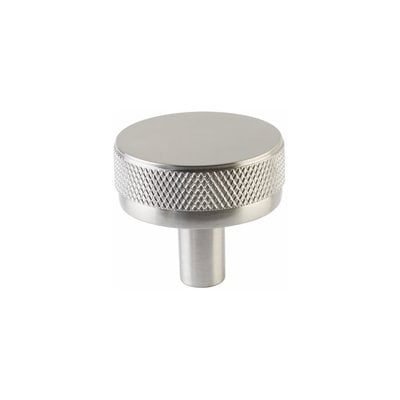 Emtek Select Conical Knurled Cabinet Knob Satin Nickel - 1 1/4 in