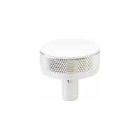 Select Conical Knurled Cabinet Knob Polished Chrome - 1 1/4 in