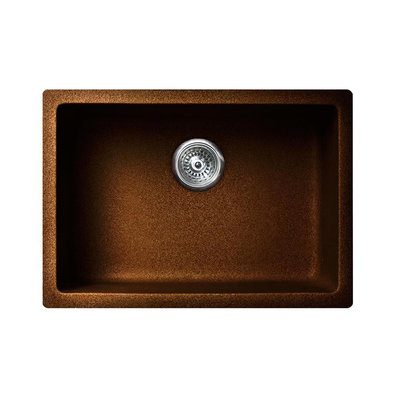 Pearl VERTU - S Chocolate NuGranite™ Kitchen Sink