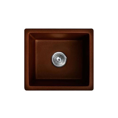 Pearl VERTU - T Chocolate NuGranite™ Kitchen Sink