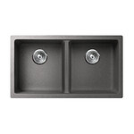 Pearl VERTU - K Graphite NuGranite™ Kitchen Sink