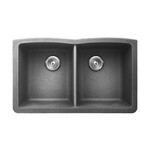 Pearl VERTU - E Graphite NuGranite™ Kitchen Sink