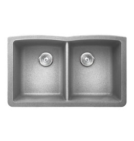 Pearl VERTU - E Smokey Grey NuGranite™ Kitchen Sink