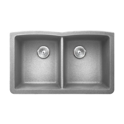 Pearl VERTU - E Smokey Grey NuGranite™ Kitchen Sink