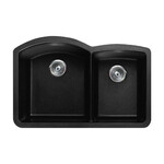 Pearl VERTU - CL Black NuGranite™ Kitchen Sink