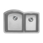 Pearl VERTU - CL Smokey Grey NuGranite™ Kitchen Sink