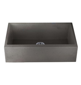 Pearl VERTU - A Graphite NuGranite™ Kitchen Sink
