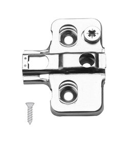 DTC DTC - Clip-on - Cam Mounting Plate for Pie Corner Hinge - 2 mm - Screw-On Install