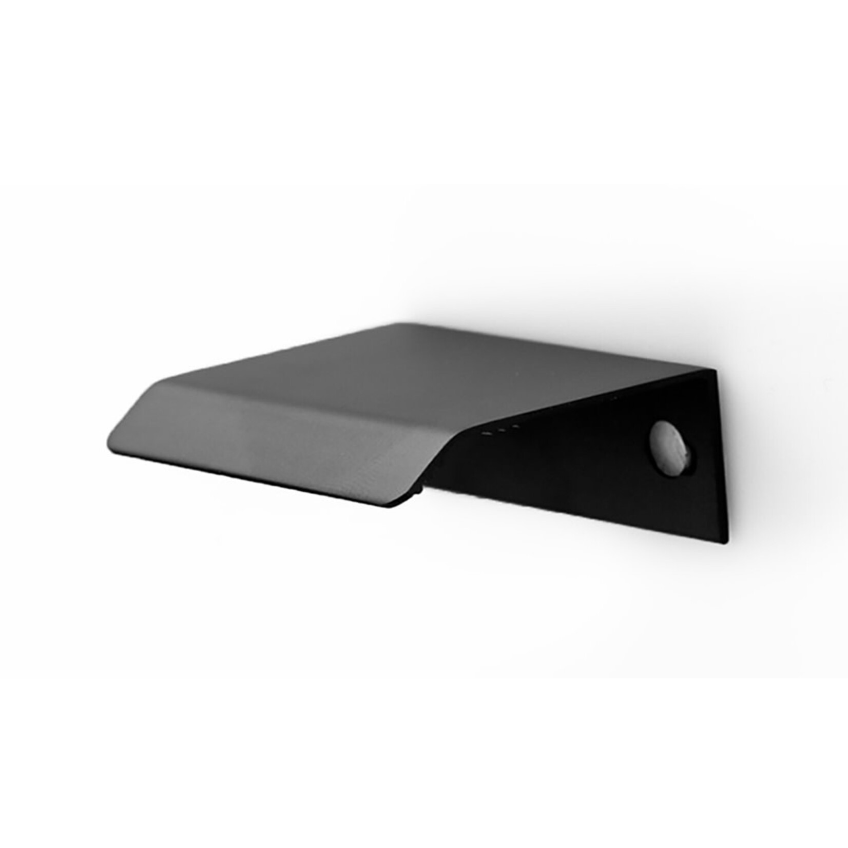 Viefe Curve Edge Pull Matte Black - 1 1/4 in