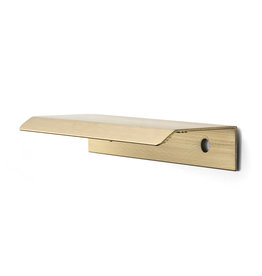 Viefe Curve Pull Dark Brass - 3 7/8 in
