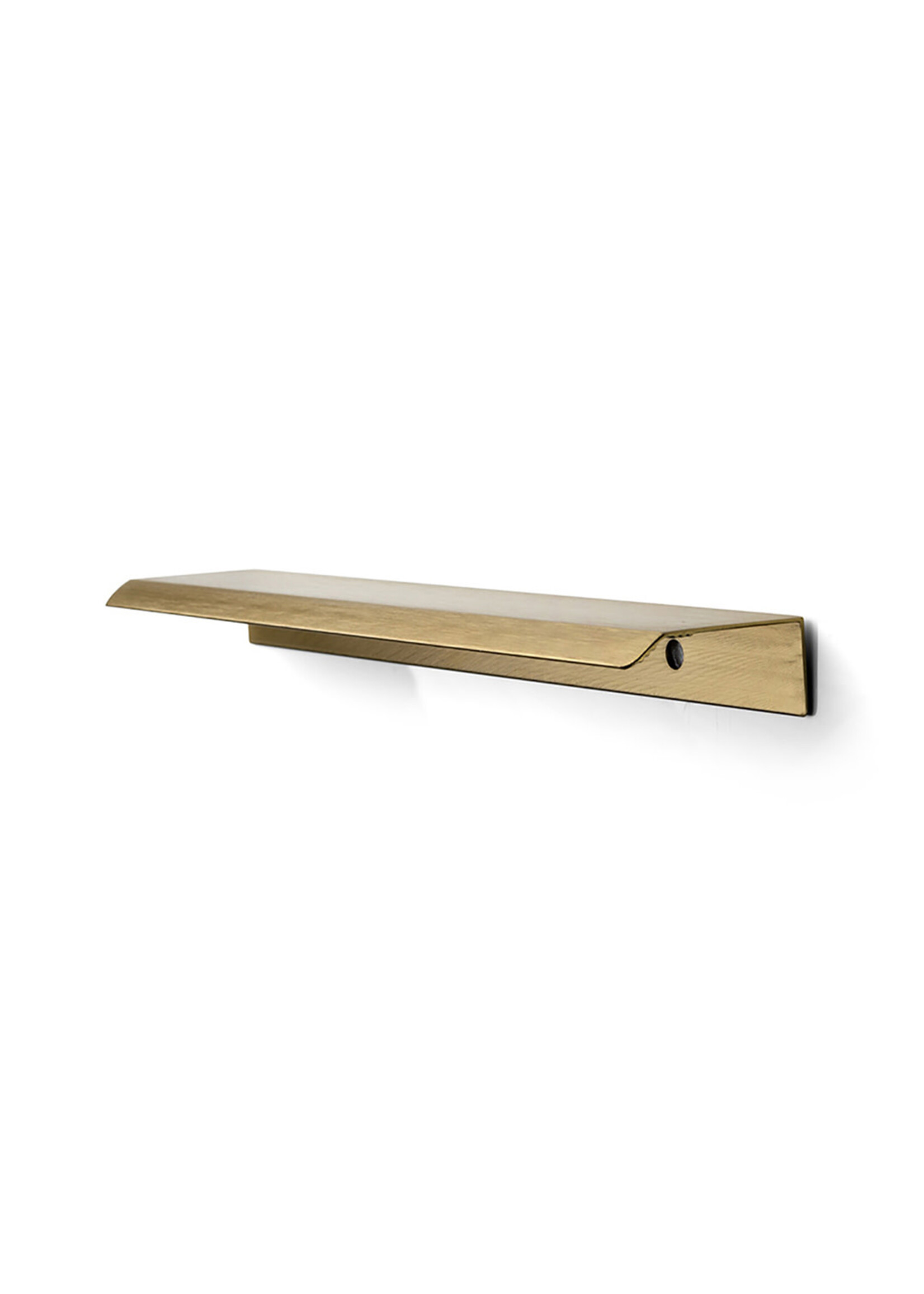 Viefe Curve Pull Dark Brass - 7 7/8 in