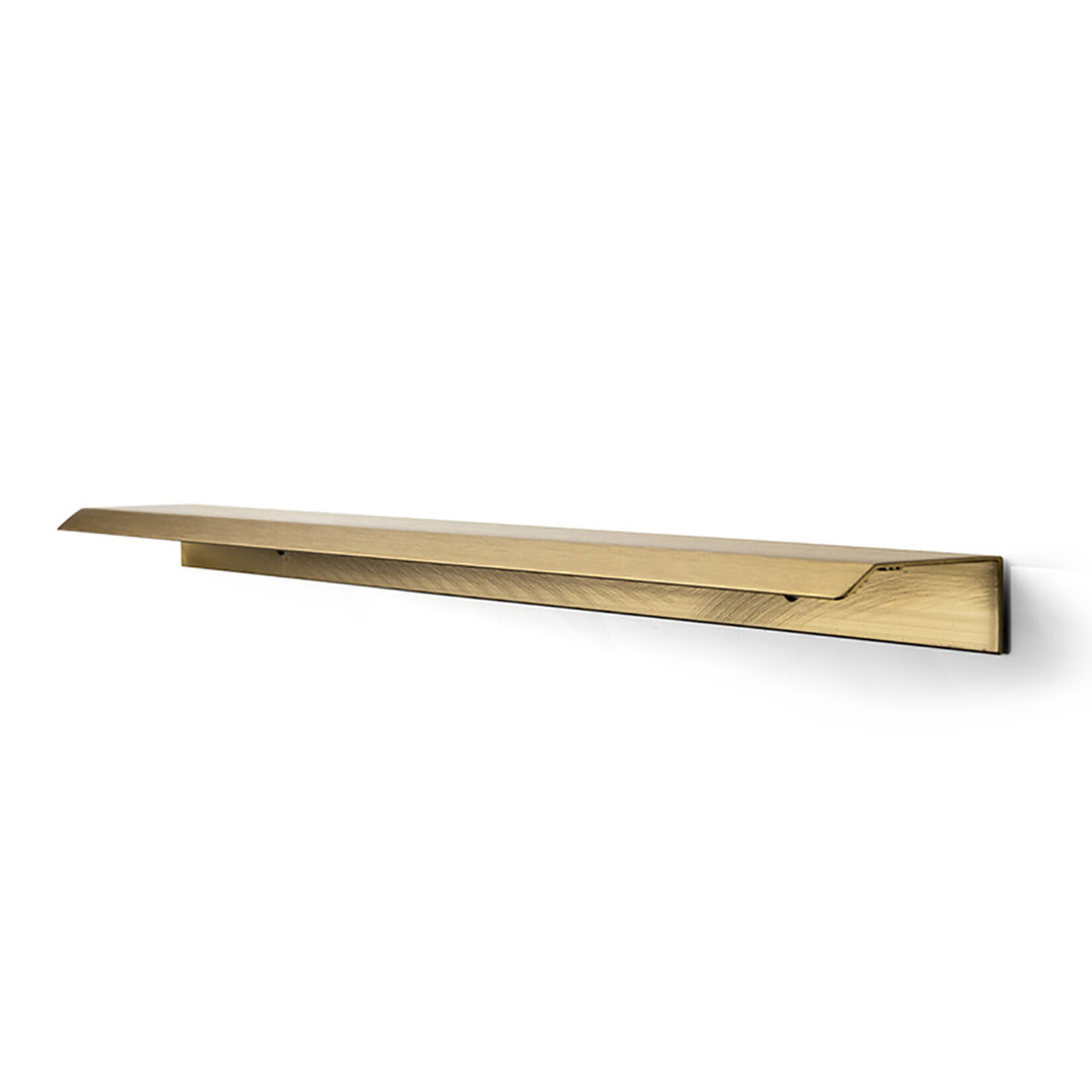 Viefe Curve Edge Pull Dark Brass - 7 9/16 in