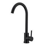 Pearl HARLOW - Matte Black Brass Bar & Kitchen Faucet