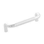 Belwith Keeler Verge Asymmetrical Pull Chrome - 3 3/4 in