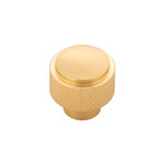 Belwith Keeler Verge Knob Brushed Golden Brass - 1 3/16 in