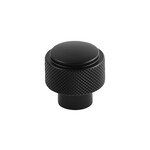 Belwith Keeler Verge Knob Matte Black - 1 3/16 in