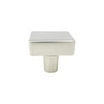 Berenson Brookridge Square Knob Brushed Nickel - 1 3/8 in