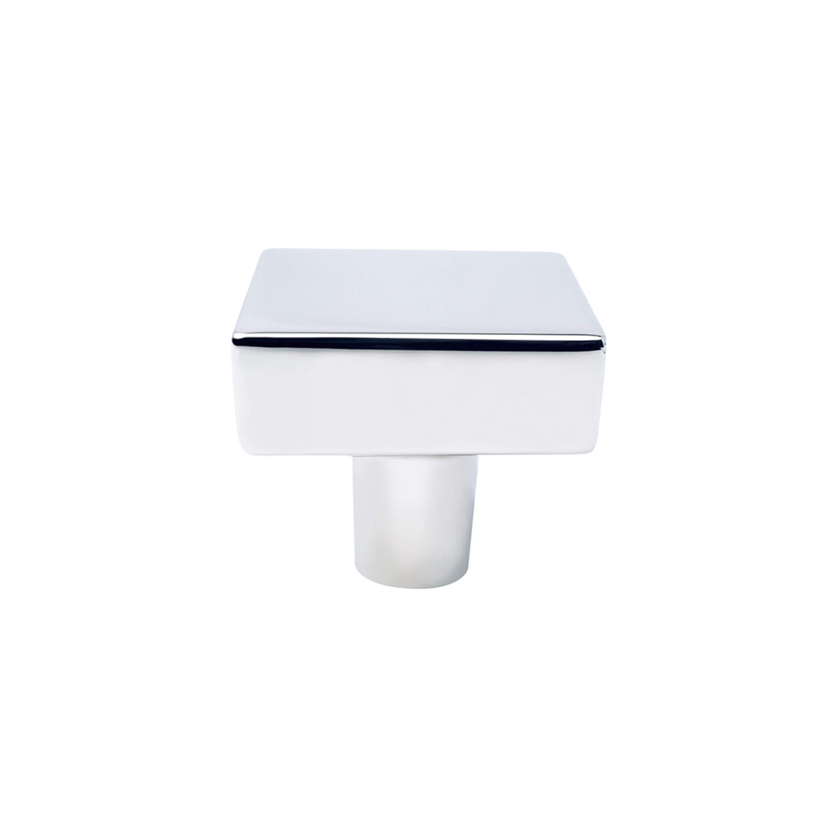 Berenson Brookridge Square Knob Polished Chrome - 1 3/8 in