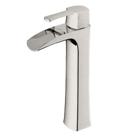 Pearl TAKKA - H Brushed Nickel Brass Vessel Bathroom Faucet