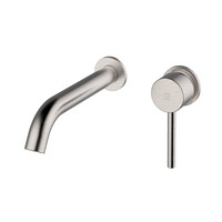 BAKER - Brushed Nickel Brass Cast Spout Vanity Faucet