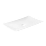 Pearl KASU - DN Metro White Porcelain Fireclay Ceramic Bathroom Sink