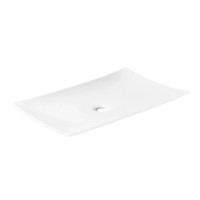 KASU - DN Metro White Porcelain Fireclay Ceramic Bathroom Sink