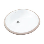 Pearl KASU - C Metro White Porcelain Fireclay Ceramic Bathroom Sink