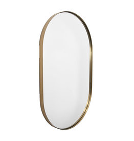 Pearl EDEN Champagne Gold Oval Decorative Mirror