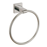 Pearl ETHAN Brushed Nickel Towel Ring