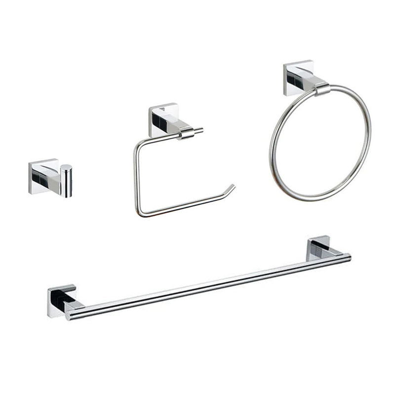 KAYA Hand Towel Ring, Brushed Nickel - Portelli Home Centre