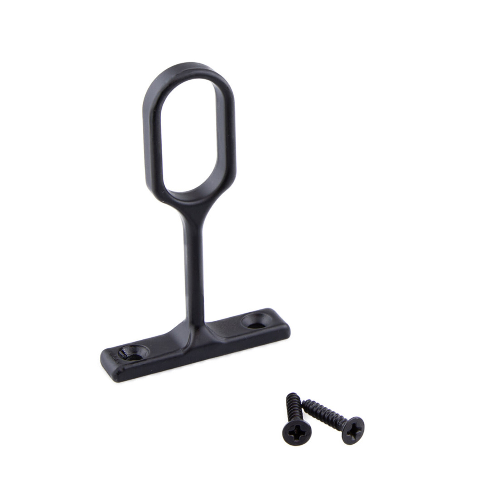Marathon Hardware Central Oval Closet Rod Holder