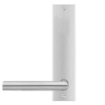 Karcher Design Rhodos Half Dummy Lever Satin Stainless Steel - Rectangular Rosette Right Handed