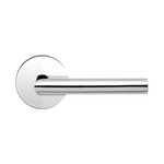Karcher Design Rhodos Privacy Lever Polished Stainless Steel - Slim Round Rosette