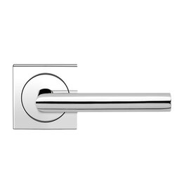 Karcher Design Rhodos Half Dummy Lever Polished Stainless Steel - Square Rosette Right Handed