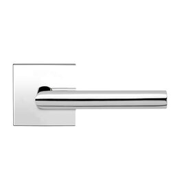 Karcher Design Rhodos Half Dummy Lever Polished Stainless Steel - Slim Square Rosette Right Handed