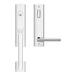 Karcher Design Rhodos Tubular Entryset Lever Polished Stainless Steel