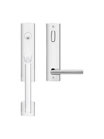 Karcher Design Rhodos Tubular Entryset Lever Polished Stainless Steel