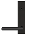 Karcher Design Rhodos Passage Lever Cosmos Black - Rectangular Rosette