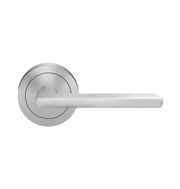 Karcher Design Montana Passage Lever Satin Stainless Steel - Round Rosette