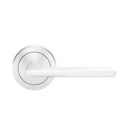 Karcher Design Montana Half Dummy Lever Polished Stainless Steel - Round Rosette Right Handed