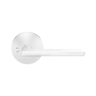 Karcher Design Montana Privacy Lever Polished Stainless Steel - Slim Round Rosette