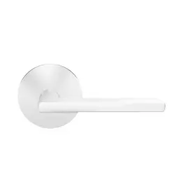 Karcher Design Montana Half Dummy Lever Polished Stainless Steel - Slim Round Rosette Right Handed