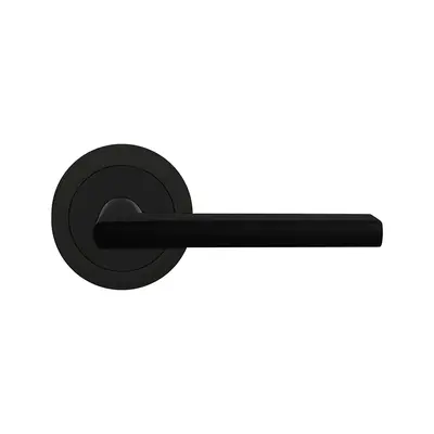 Karcher Design Montana Half Dummy Lever Cosmos Black - Round Rosette Right Handed